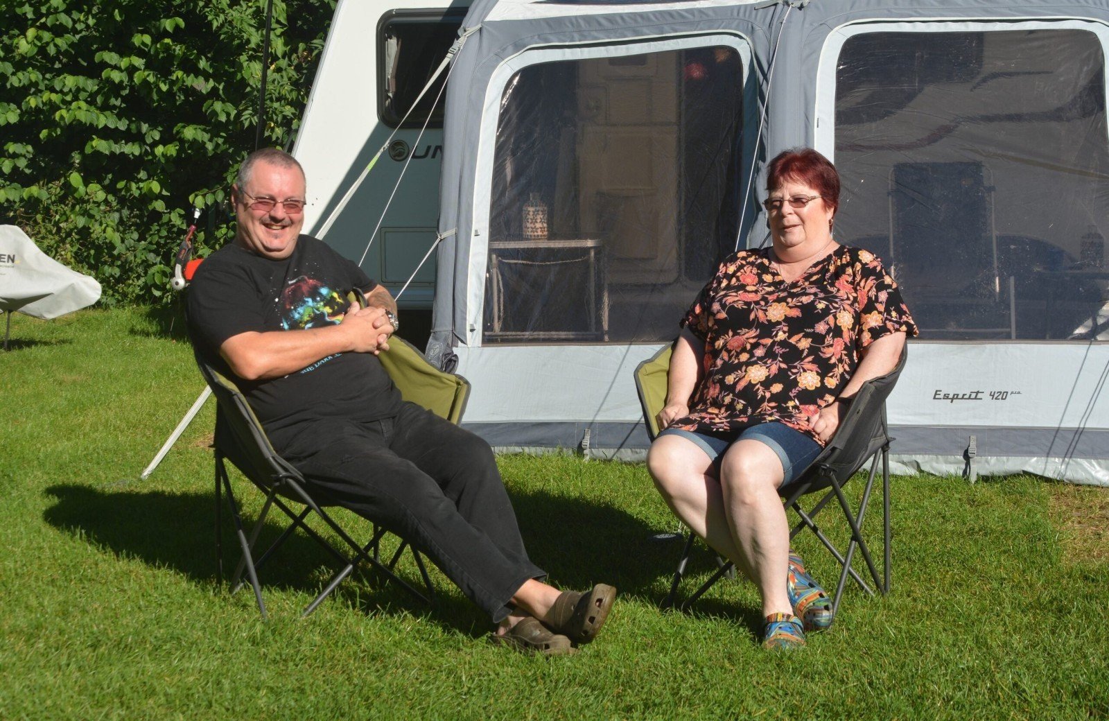 Es regnet immer noch gelegentlich, aber daran sind wir im Vereinigten Königreich gewöhnt.